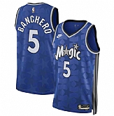 Men's Orlando Magic #5 Paolo Banchero Blue 2023-24 Classic Edition Stitched Basketball Jersey Dzhi,baseball caps,new era cap wholesale,wholesale hats